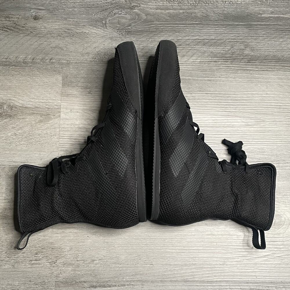 Adidas Box Hog 3 Boxing Shoes Mens Size US 11 Triple Black F99921
